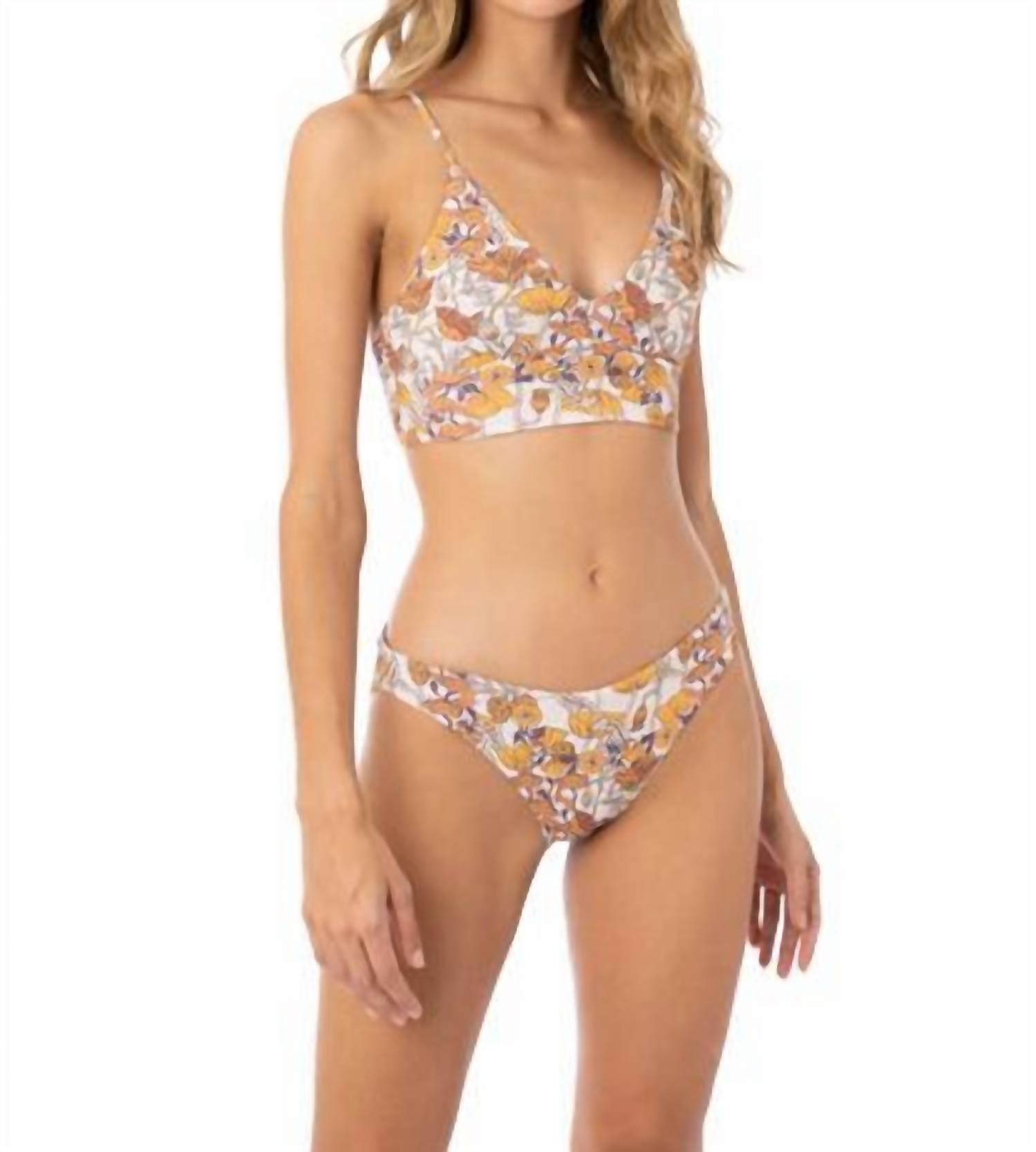 Maaji - Women's Antique Botanical Sublimity Bikini Bottom