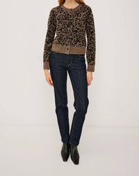 Rails Matilda Long Sleeve Cardigan in spotted - women's cardigan