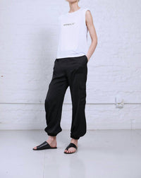 Inessa Luxe Logo Shoulder Pad Tee