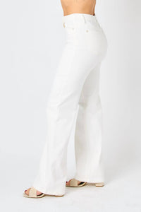 Judy Blue - High Waist Braided Waistband Wide Leg Denim Jeans