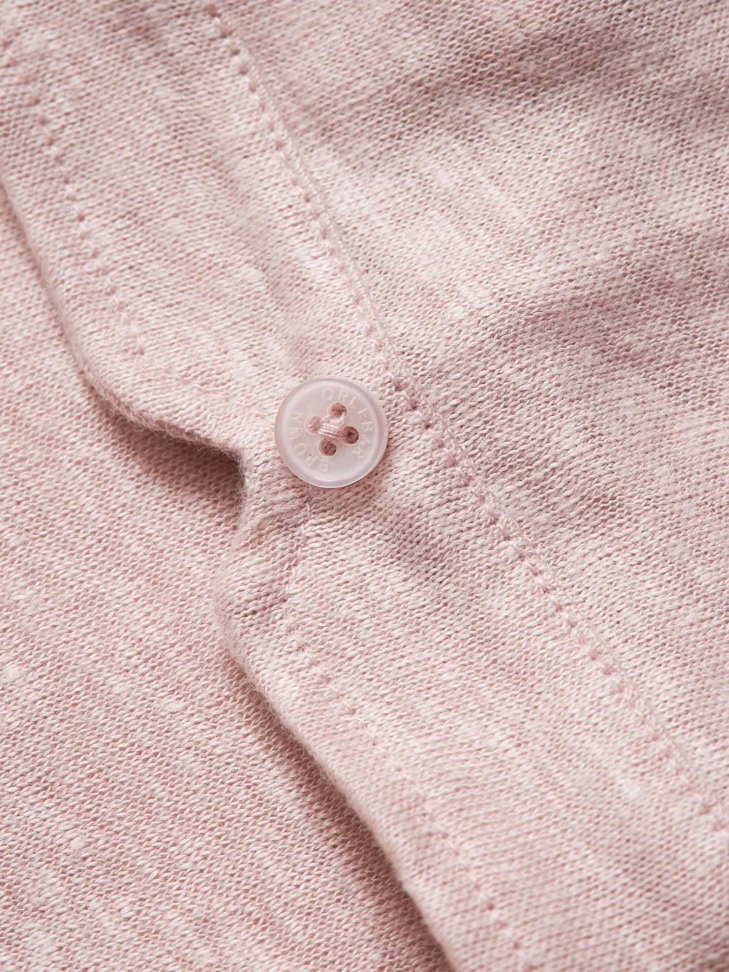 Orlebar Brown - Sebastian Linen Polo Shirt - Plus