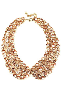 Eye Candy Los Angeles - Women's Crystal Diana Collar Statement Necklace