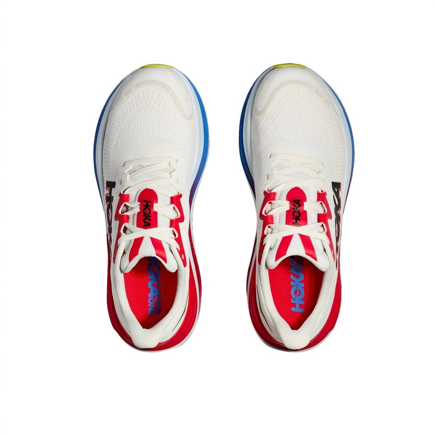 Hoka Men's Skyward X Shoe in blanc de blanc virtual blue - men's shoe - alternate view