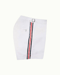 Orlebar Brown - Boy's Beachwear Russell Tape Stripe Shorts