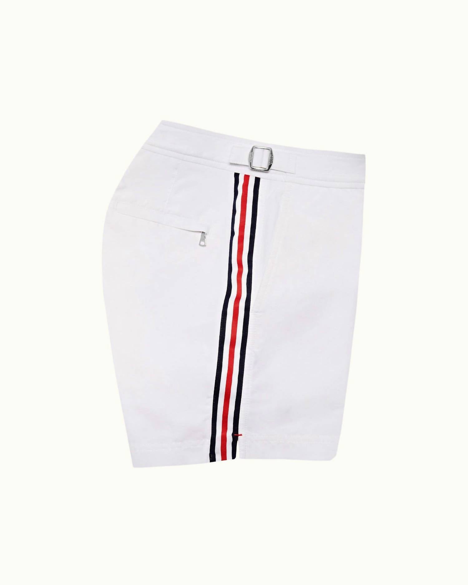 Orlebar Brown - Boy's Beachwear Russell Tape Stripe Shorts