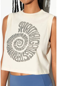 Spiritual Gangster - Shell Crawford Crop Tank