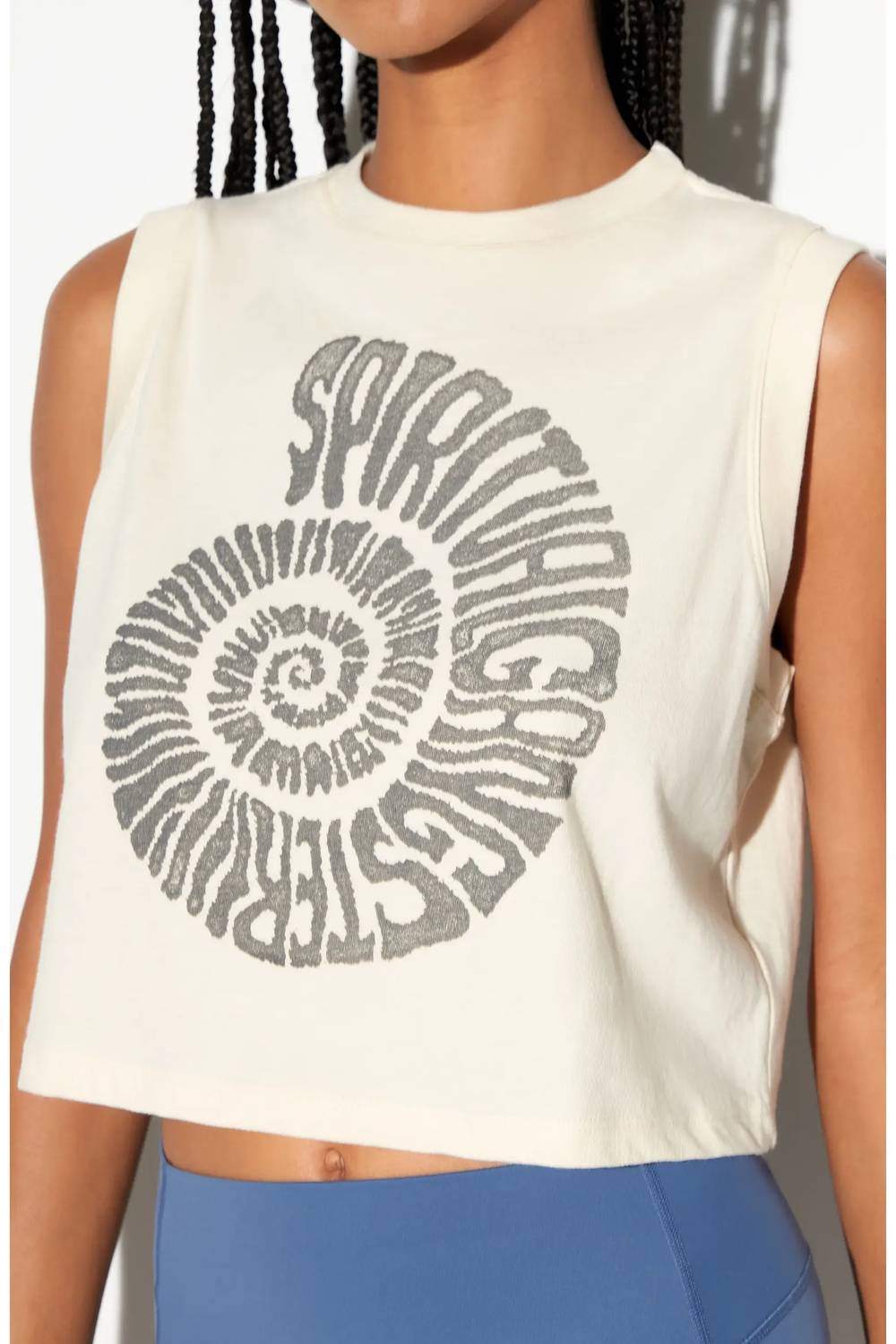 Spiritual Gangster - Shell Crawford Crop Tank