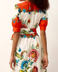 Marie Oliver Rita Wrap Dress in cartagena print - women's dress - view 5