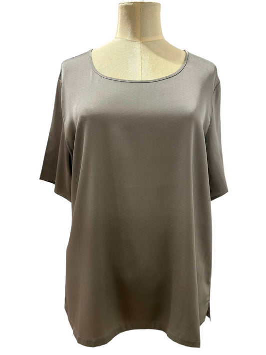 Repeat Cashmere - SHORT SLEEVE SILK TEE