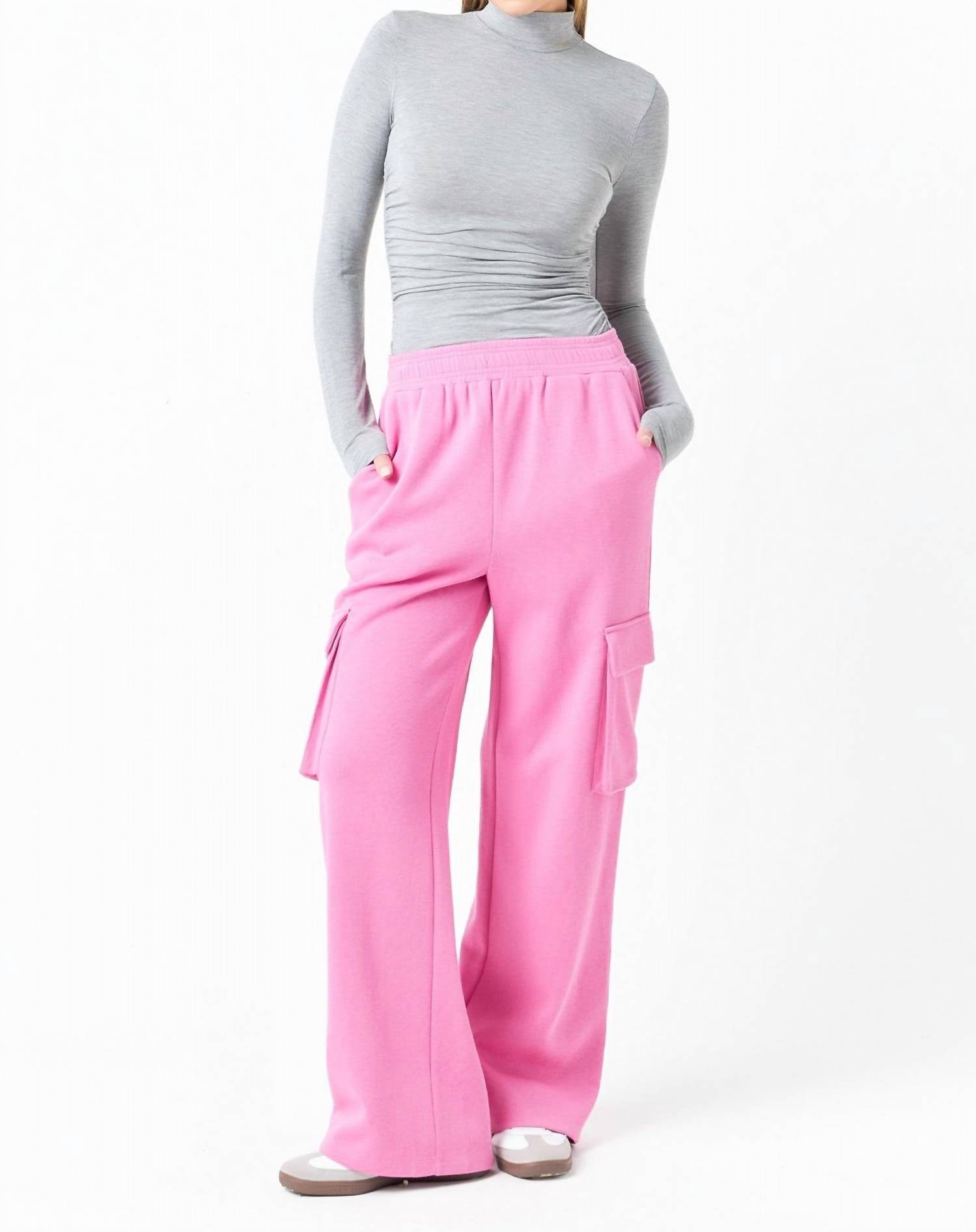 Endless Rose - Wide Knit Cargo Pants