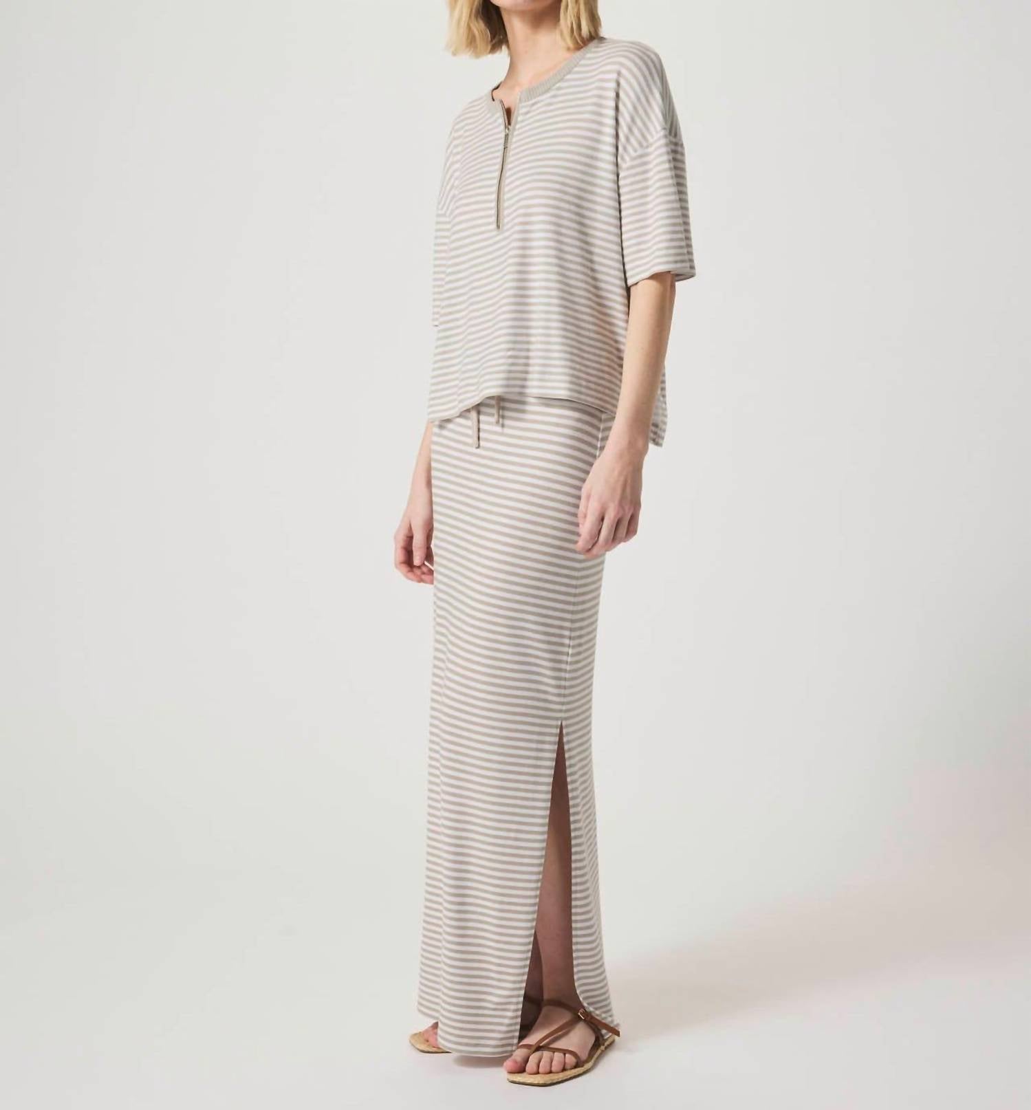 Splendid - Women's Brooke Stripe Maxi Skirt