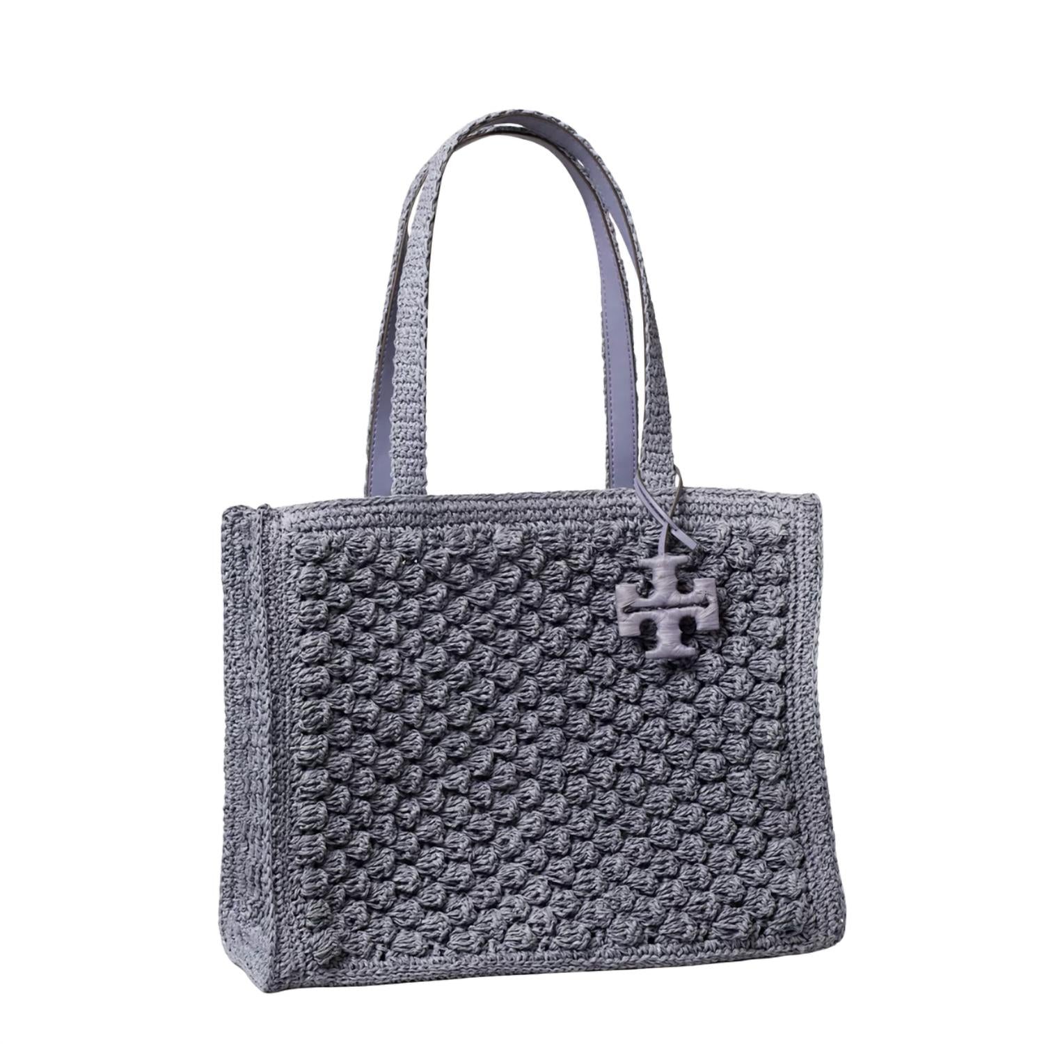 Tory Burch - Ella Hand-Crocheted Popcorn Stitch Small Tote
