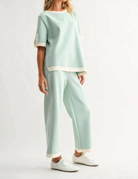Joh - KAYA CREPE KNIT TOP AND KIARA PANT SET