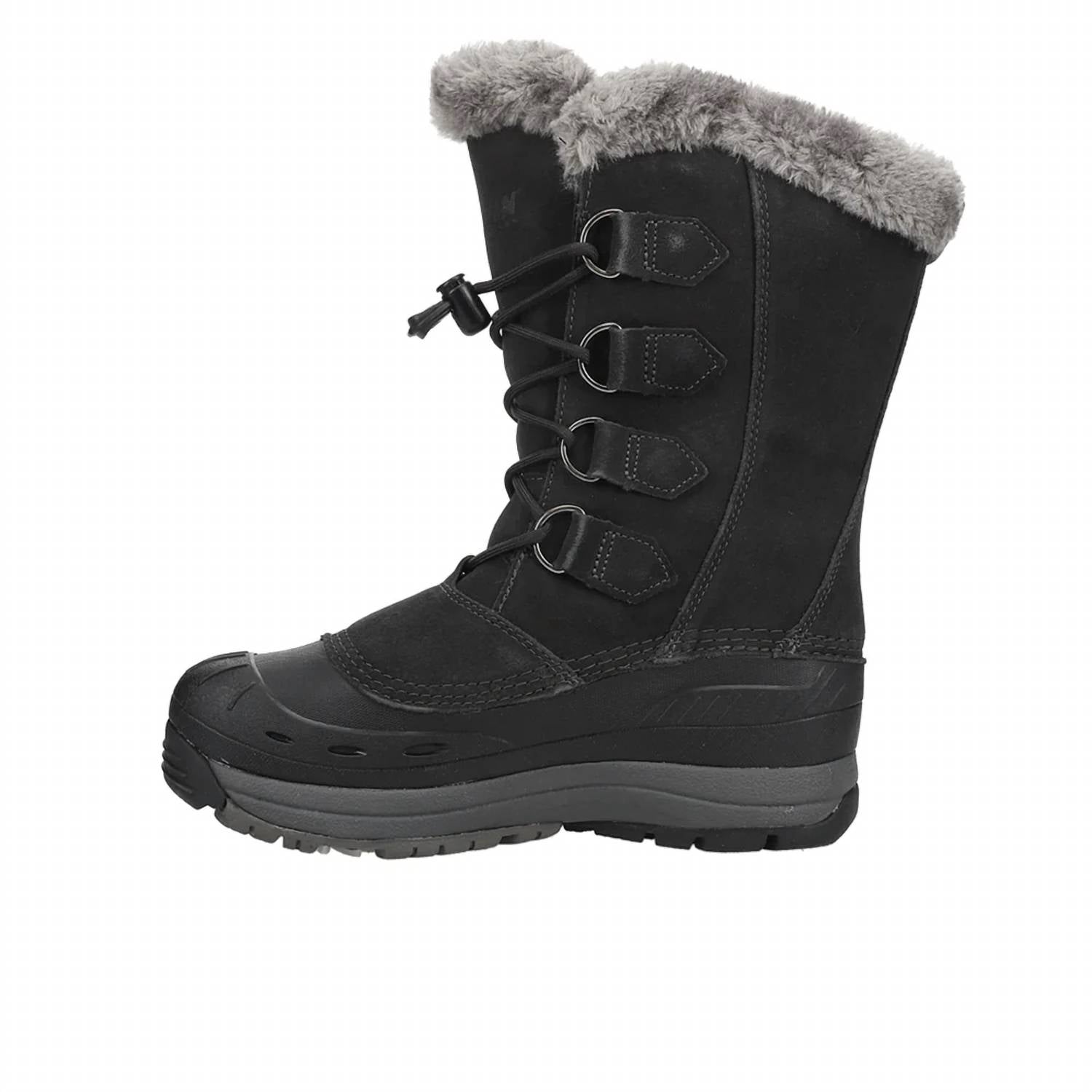 Baffin Women's Chloe Waterproof Insulated Snow Boots in black - women's shoe - alternate view