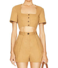 Matthew Bruch - Apron Crop Top