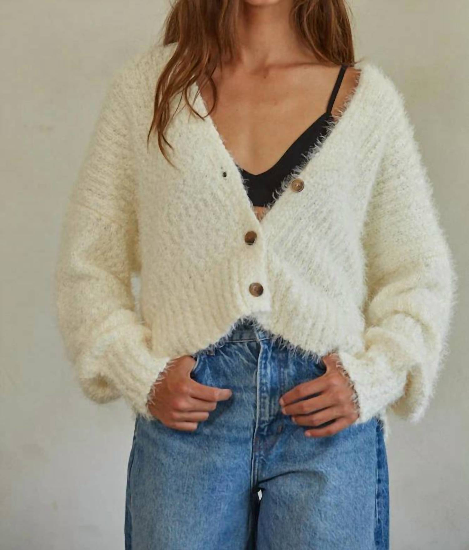 By Together - Sara Fluffy Cardigan