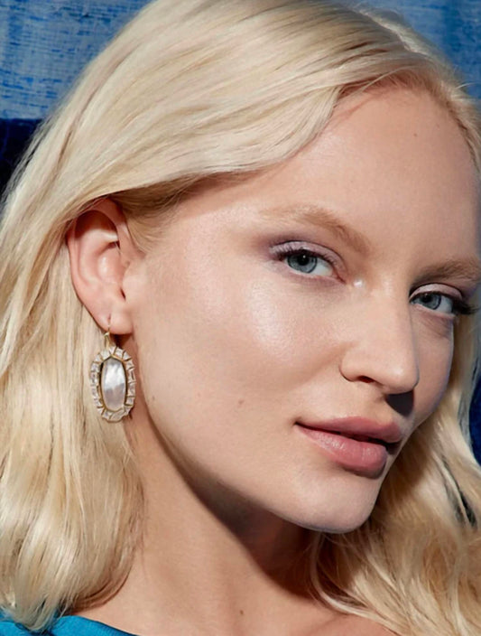 Kendra Scott - Elle Crystal Frame Drop Earrings