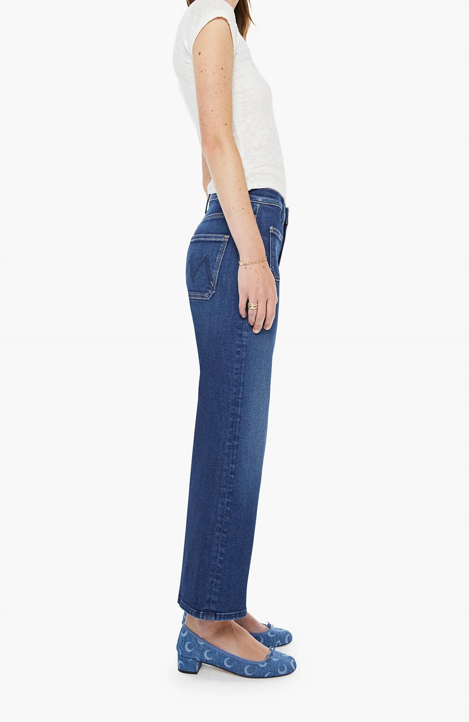 Mother - Patch Pocket Mid Rise Maven Ankle Jeans