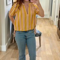 Mersea - Striped Cotton Blouse
