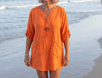 Puro Lino - The Capri Sun Tunic Top