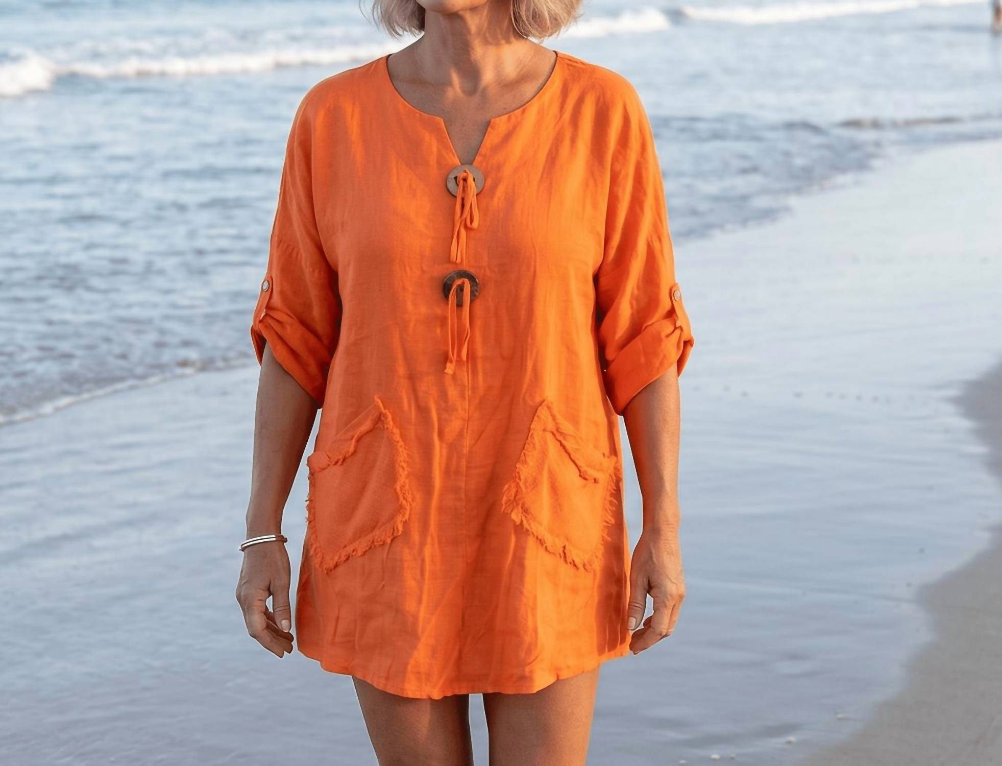 Puro Lino - The Capri Sun Tunic Top