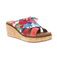 Corkys Footwear - Women's Bowdacious Floral Wedge Sandals