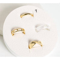 Pretty Simple - Women's Stacked To Perfection Ring - Set Of 4