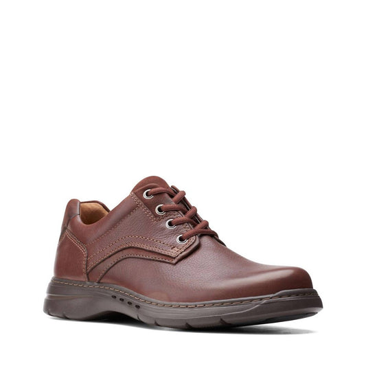 Clarks - Men's Un Brawley Pace Leather Shoes