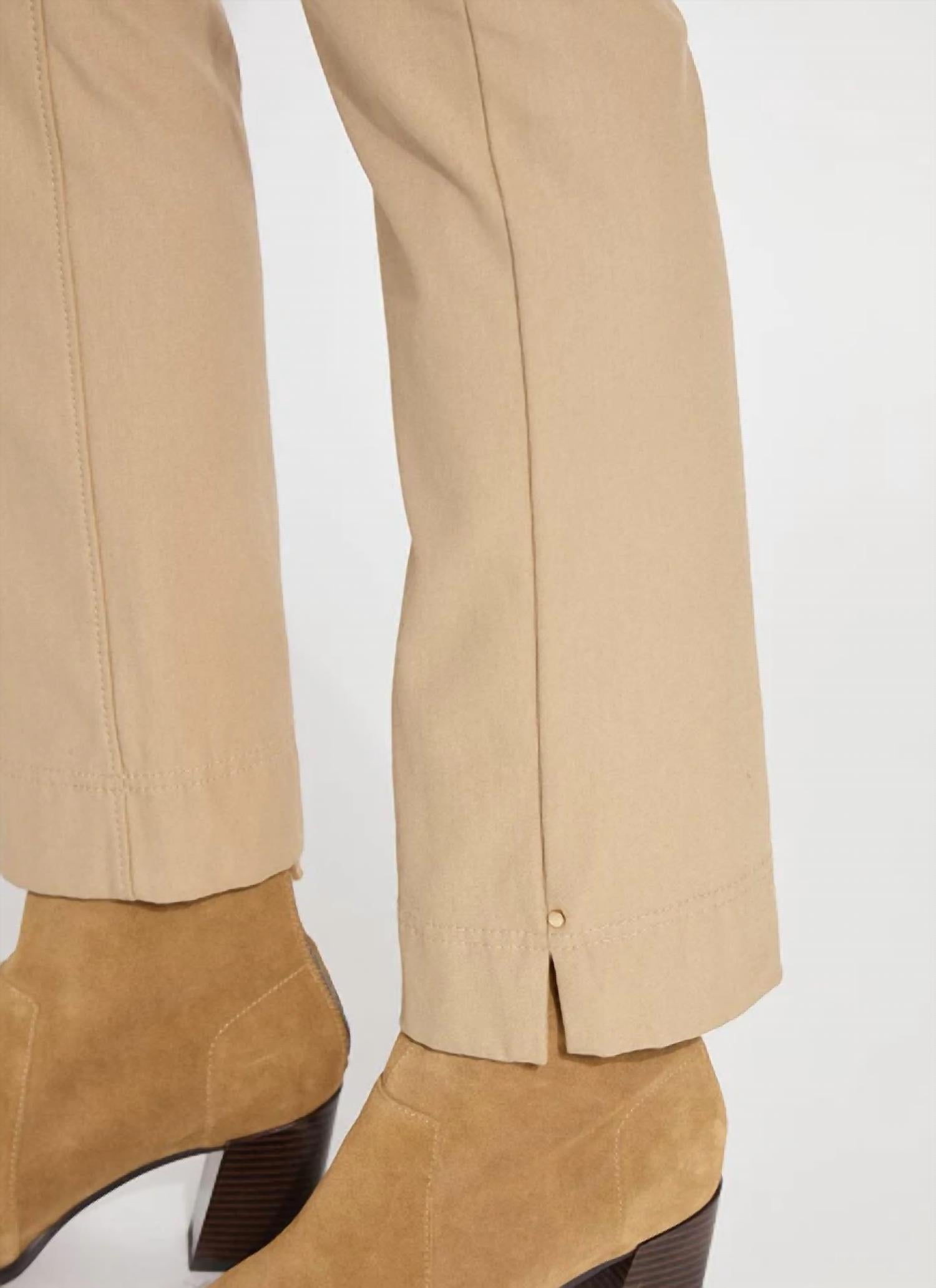 Lysse - Coated Denim Straight Leg Pants