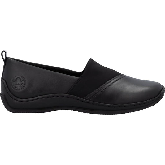 Rieker - Women's Stretch Leather Casual Slip Ons Shoes