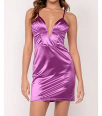 Cason Couture - The Reina Ruched Corset Mini Dress