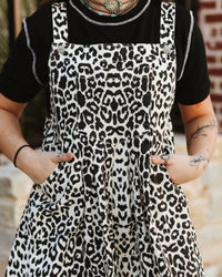 Lucky & Blessed - Wild Canyon Leopard Overall Romper