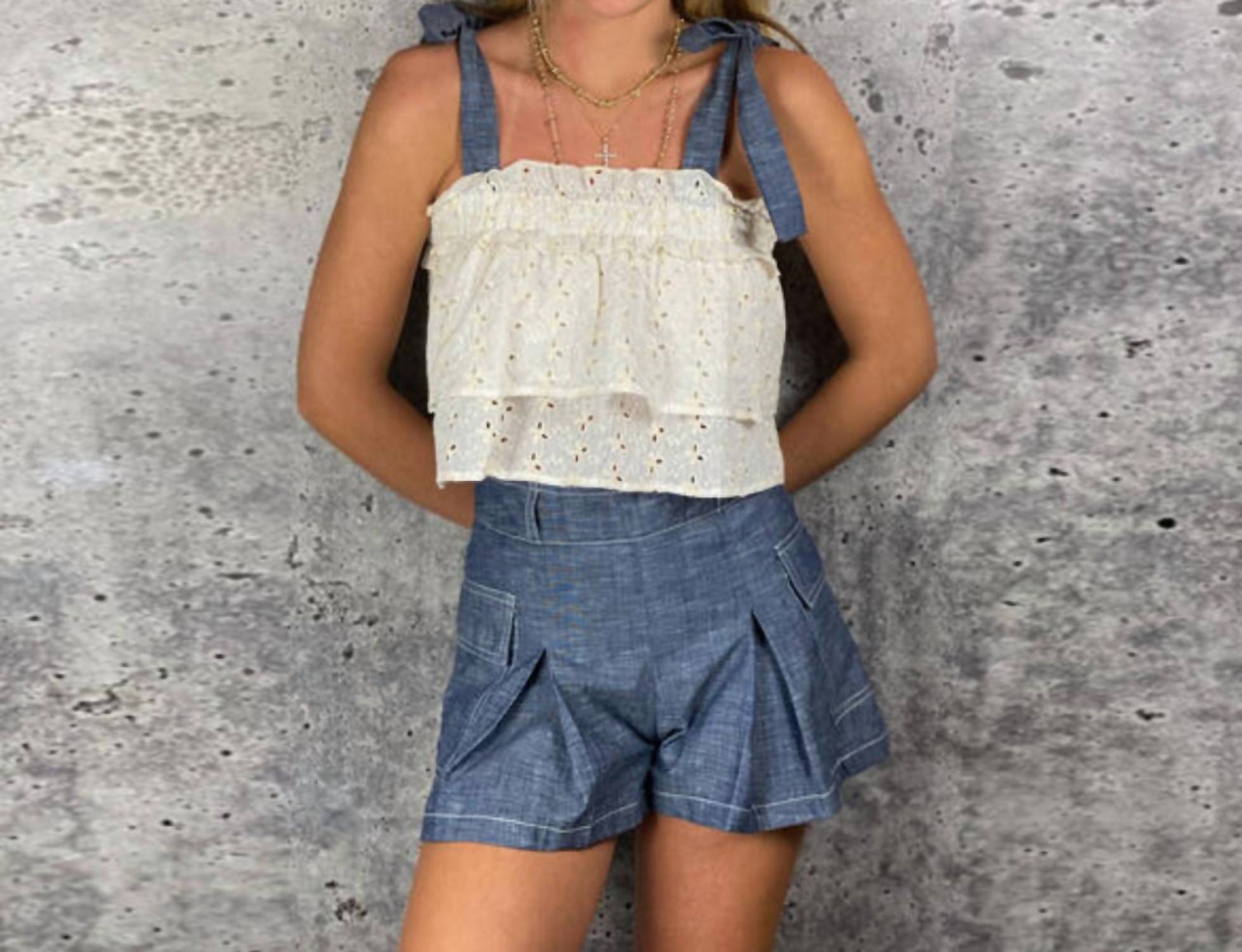 If So - Front Pleat Short