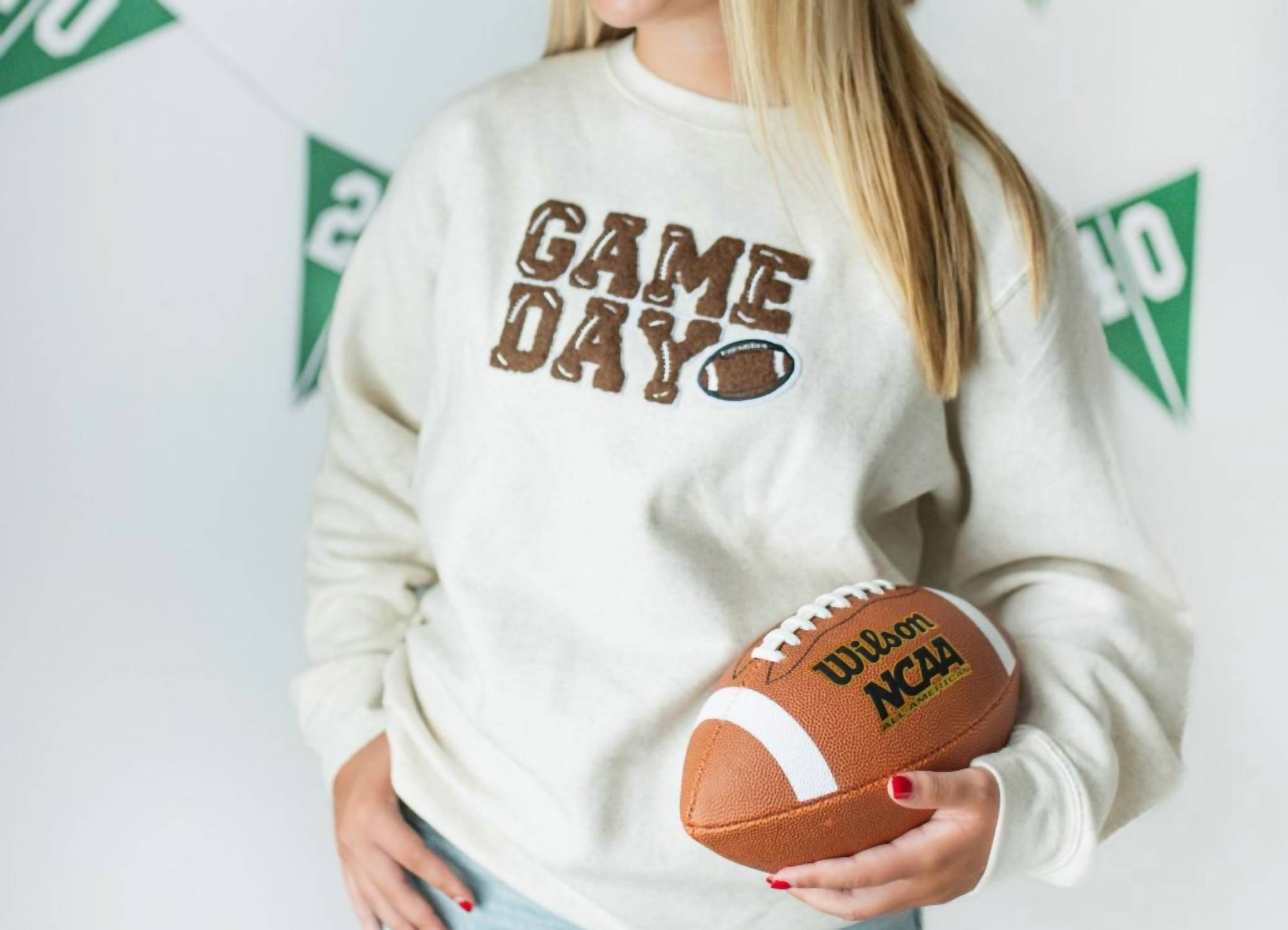 Sweet Wink - Game Day Patch Sweatshirt