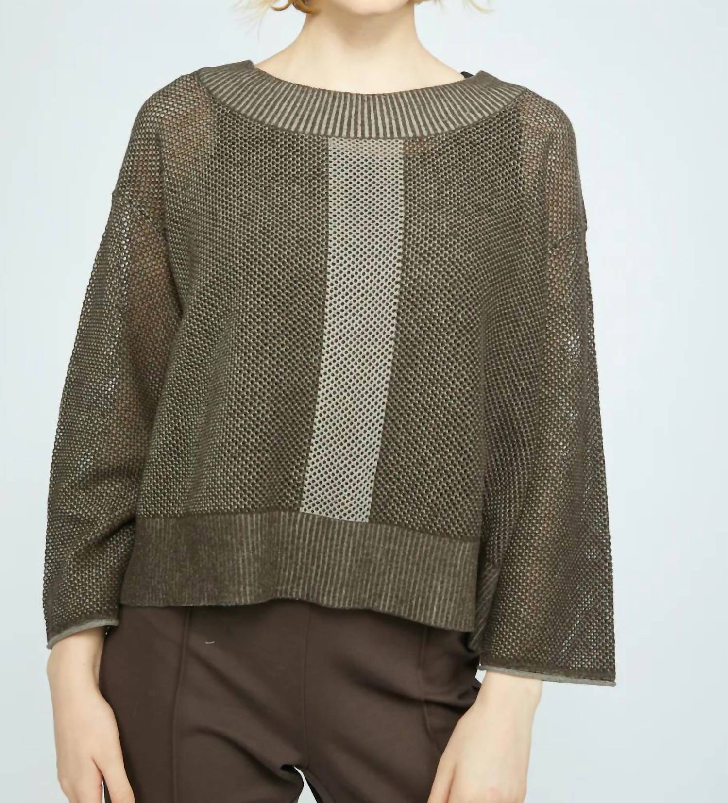 Liv By Habitat - Mesh Go-to Topper Sweater