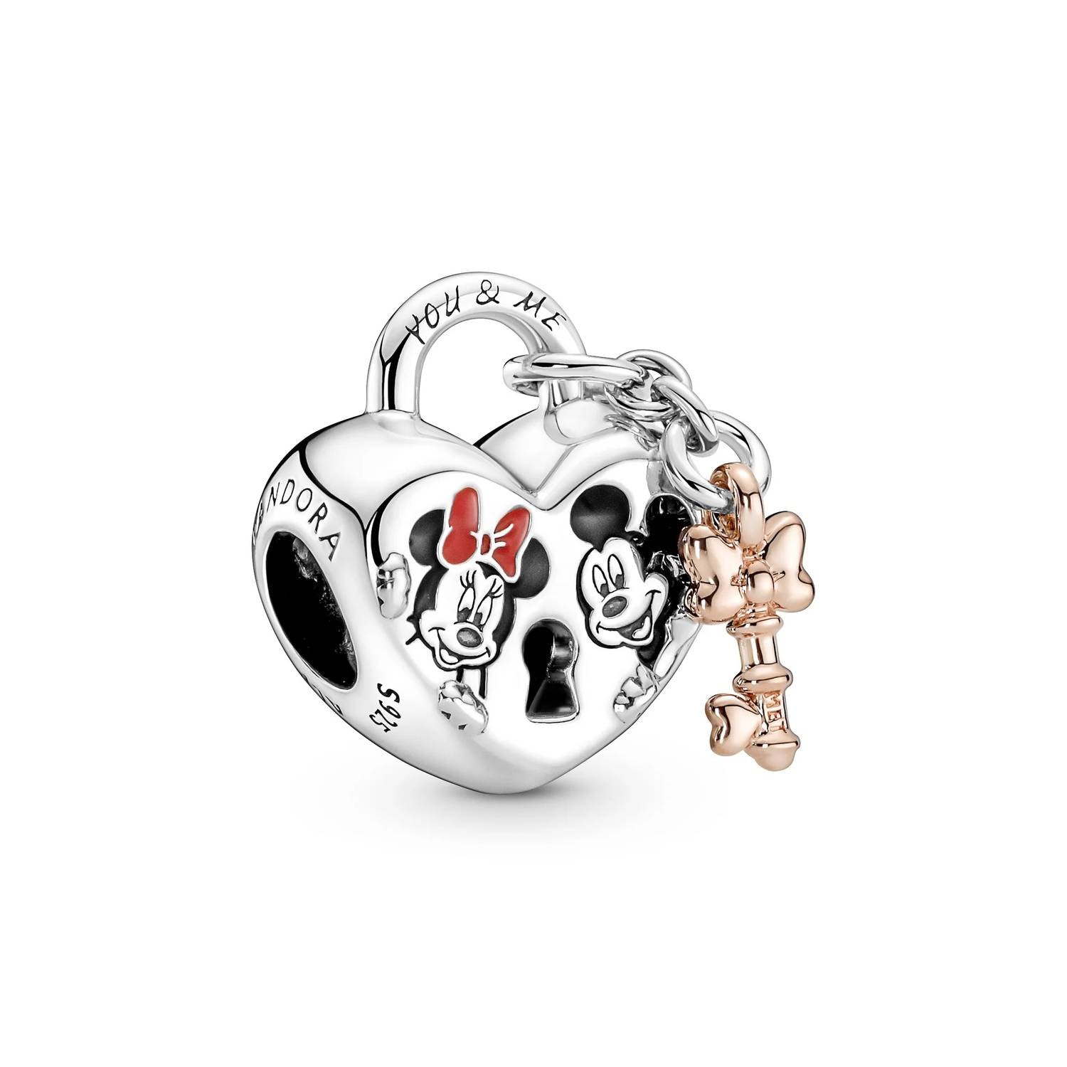 Pandora - Disney Mickey Mouse & Minnie Mouse Padlock Charm