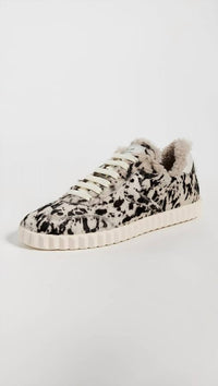 Voile Blanche Women's Ines Sneaker in black white - women's sneaker - detail view