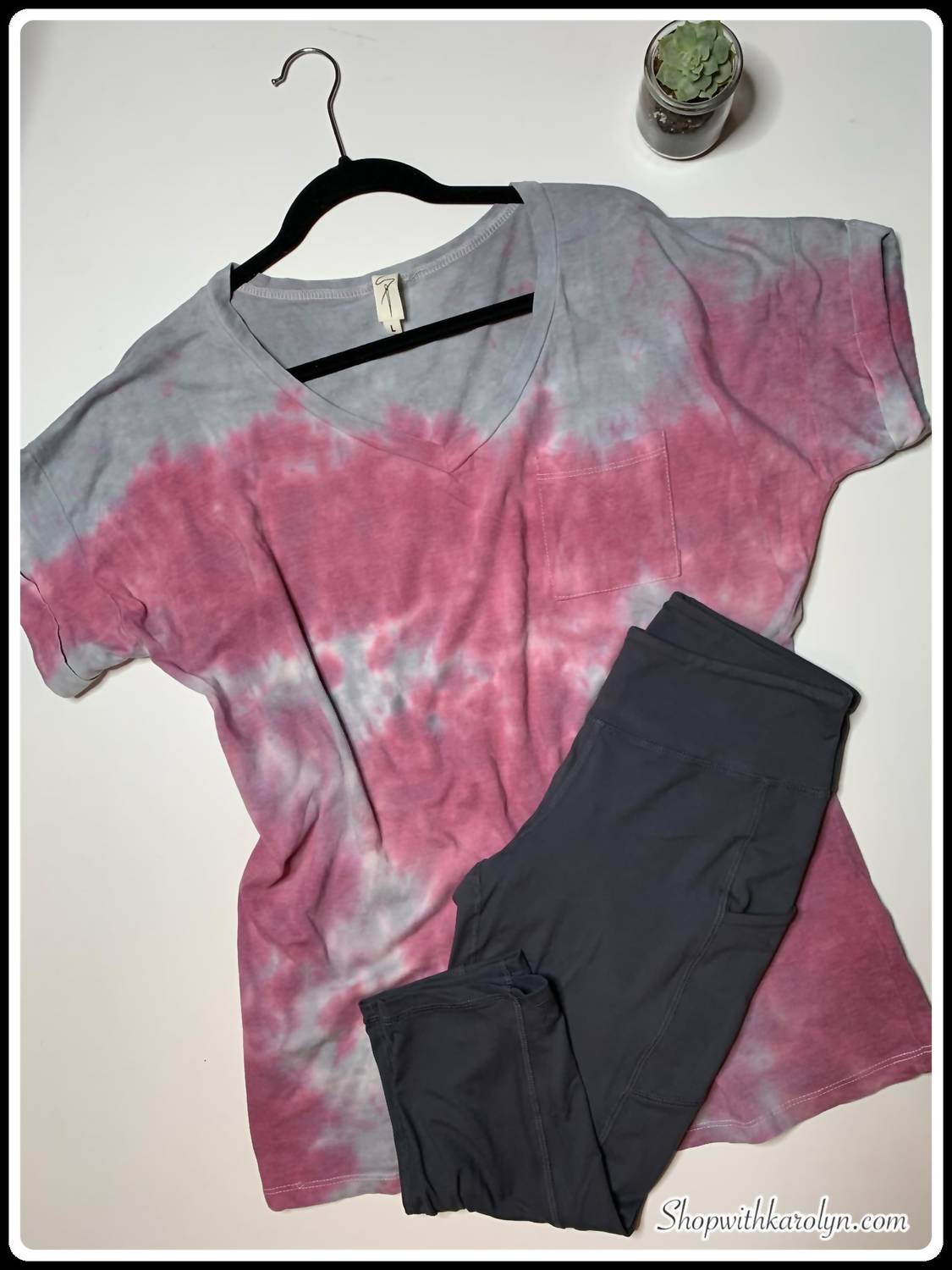 Sew In Love - Tie Dye Tee With Pocket Shirt
