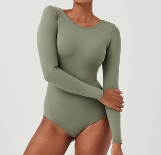 Spanx - Suit Yourself Long Sleeve Scoop Neck Bodysuit