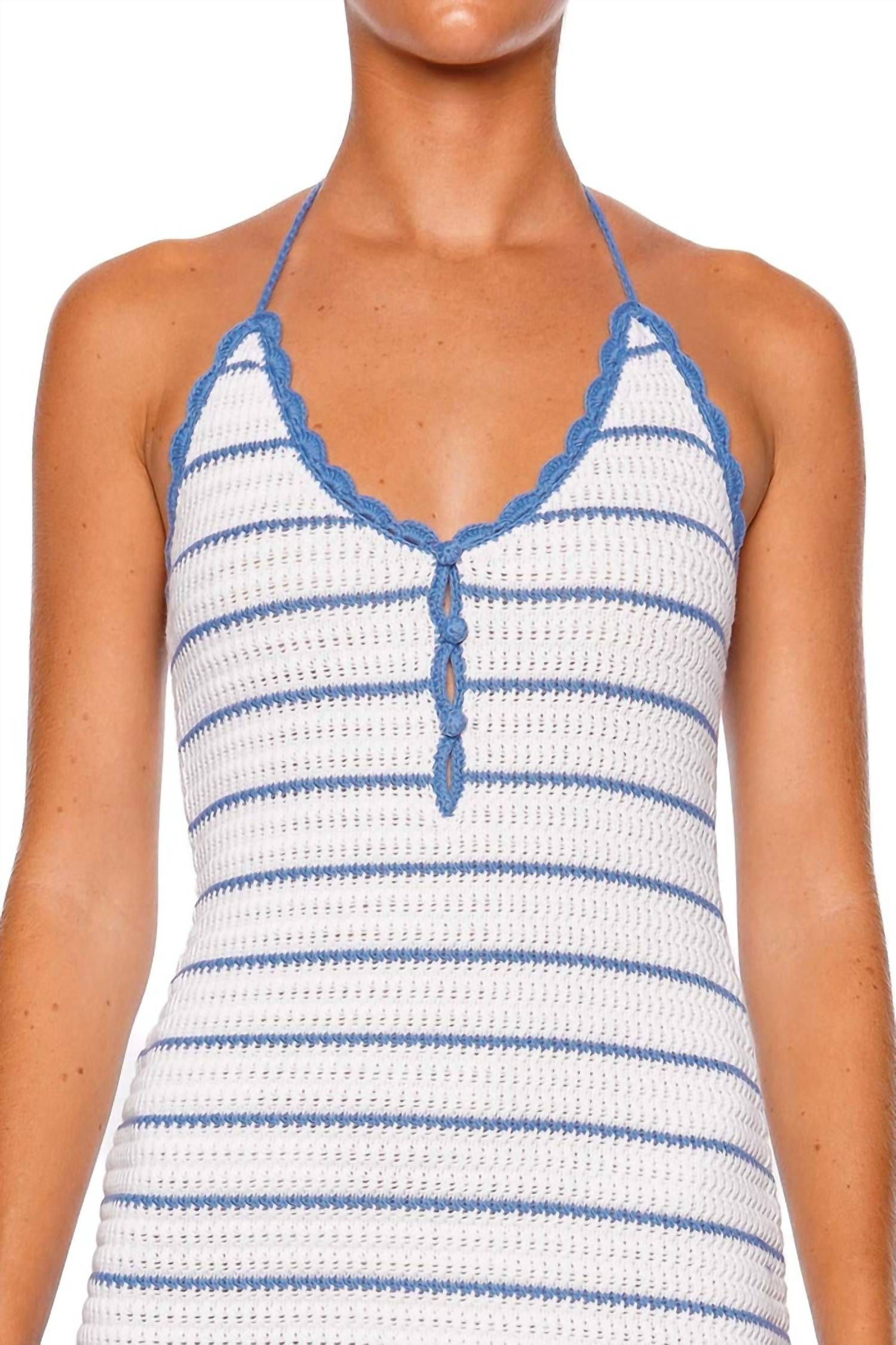 Loveshackfancy - Lilibelle Knited Halter Mini Dress