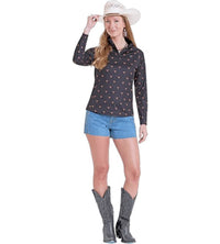 Rock & Roll Denim - Steer Skull Print Perfect Pullover