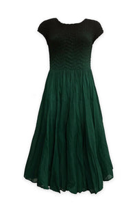 Wild Cosmos - Women's Lizzy Smock Ombre High Low Dress