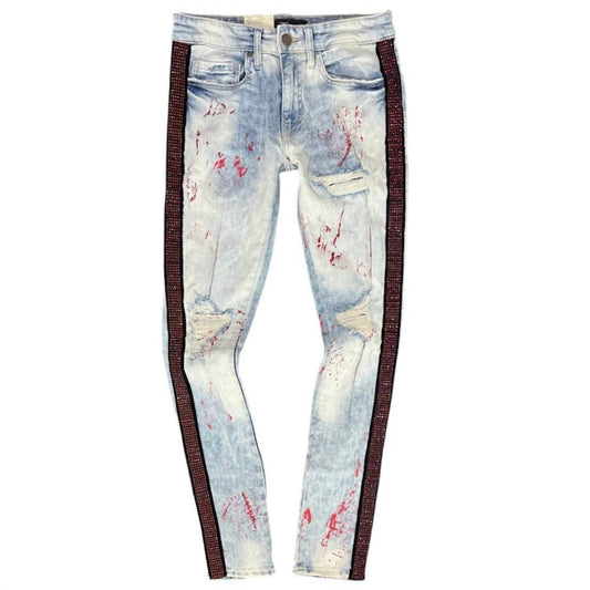 Jordan Craig - Men's Ross Vegas Striped Denim 2.0 Jeans