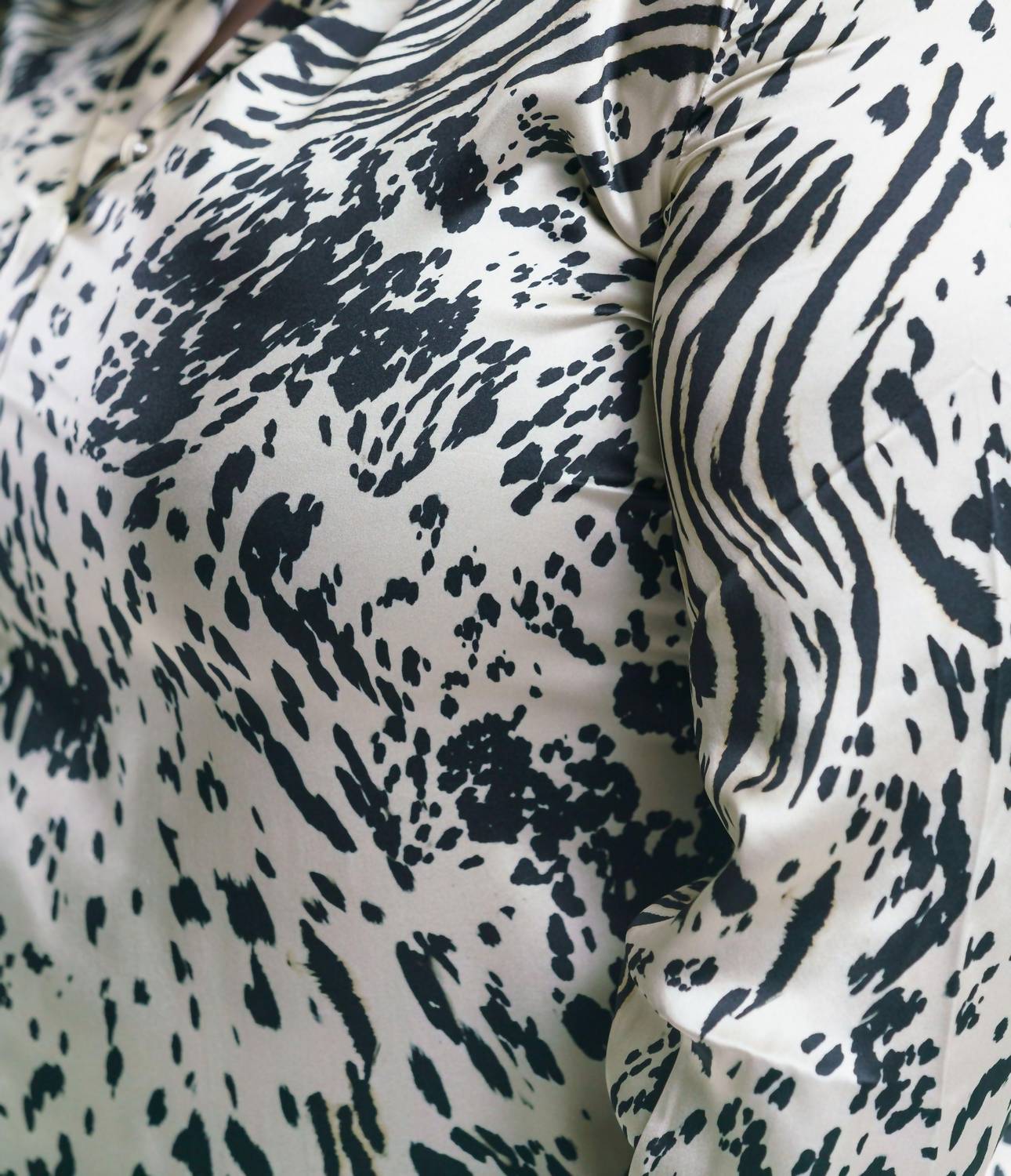 Catherine Gee - Daria French Cuff Silk Blouse - Plus