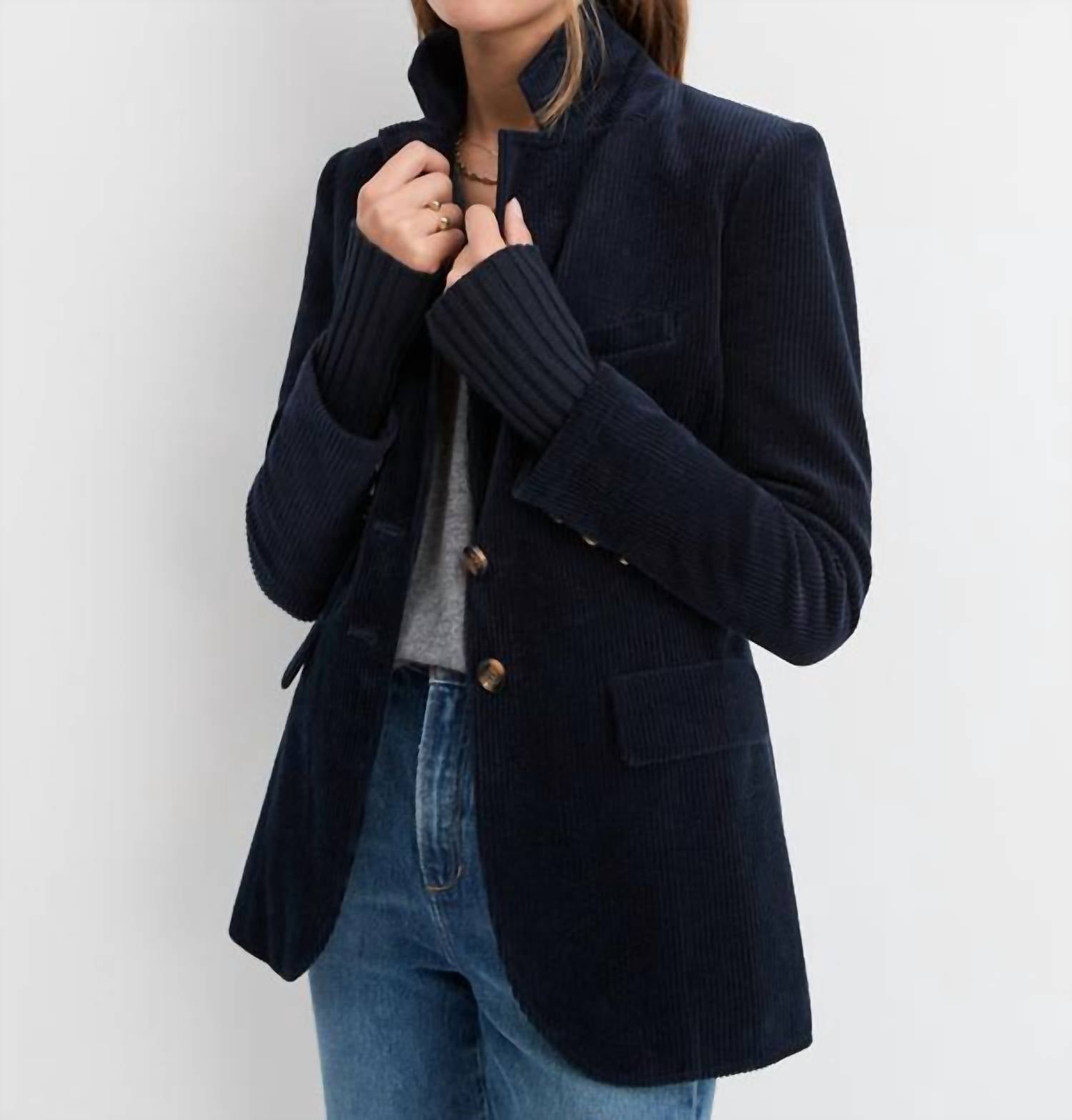 Favorite Daughter - Cord City Long Sleeve Blazer