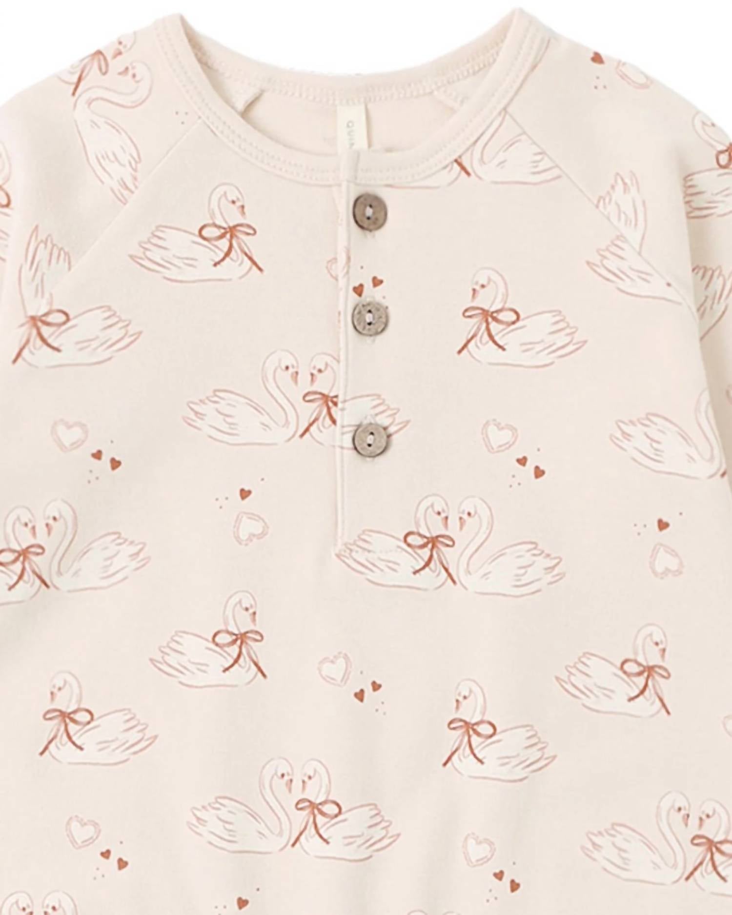 Quincy Mae - Girls' Henley Bubble Jumpsuit