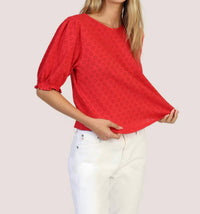 Dylan - Wyatt Knit Embroidery Blouse
