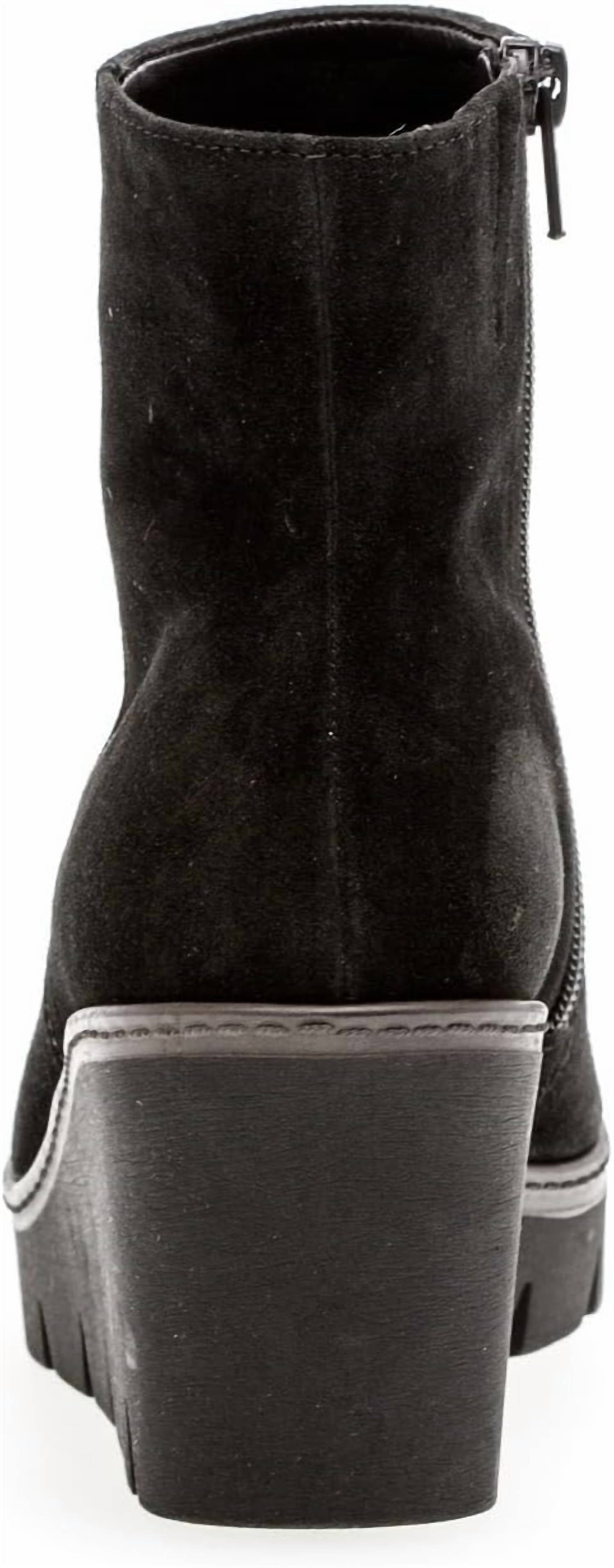 Gabor - Women's Utopia Suede Wedge Ankle Boots