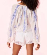 Loveshackfancy - Dresner Cotton Lace-trimmed Blouse