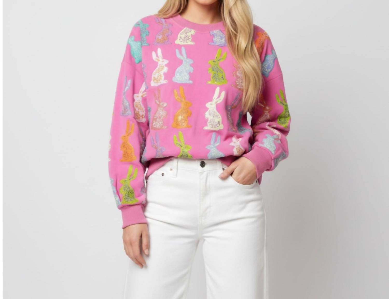 Queen Of Sparkles - Easter Bunny Sweatshirt
